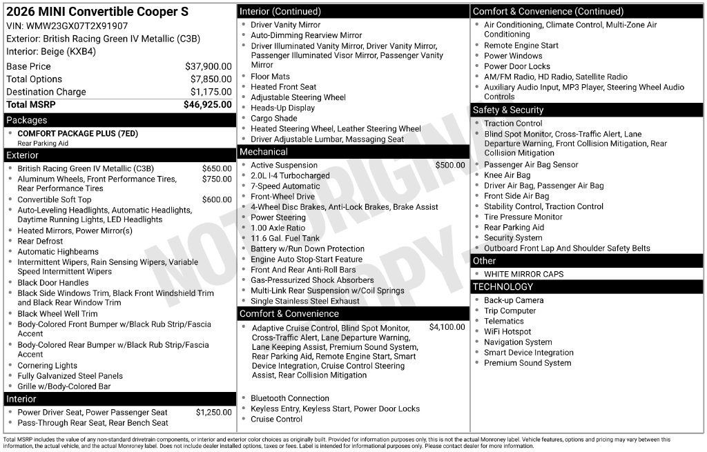 Used 2026 MINI Cooper S FWD image 5