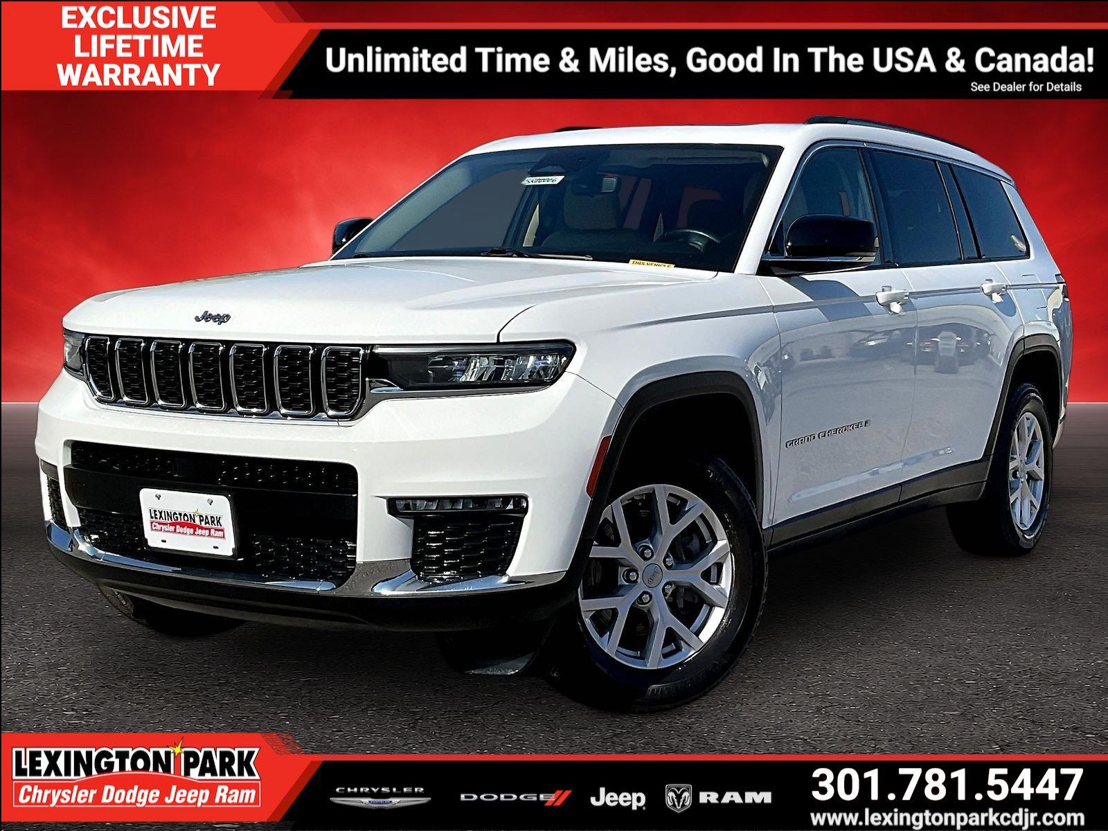 Used 2021 Jeep Grand Cherokee L Limited AWD/4WD image 3