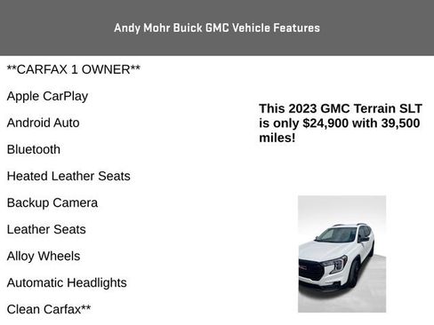 Used 2023 GMC Terrain SLT w/ Tech Package FWD image 4