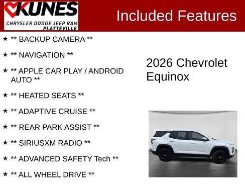 Used 2026 Chevrolet Equinox LT AWD/4WD image 2
