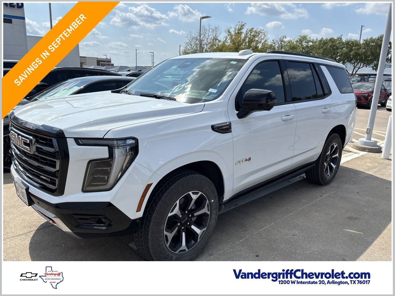 Certified 2026 GMC Yukon AT4 w/ AT4 Premium Package AWD/4WD image 1