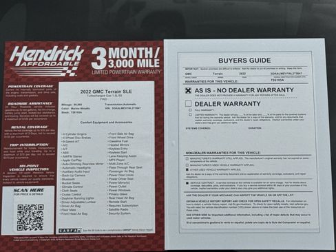 Used 2022 GMC Terrain SLE w/ Driver Convenience Package FWD image 35