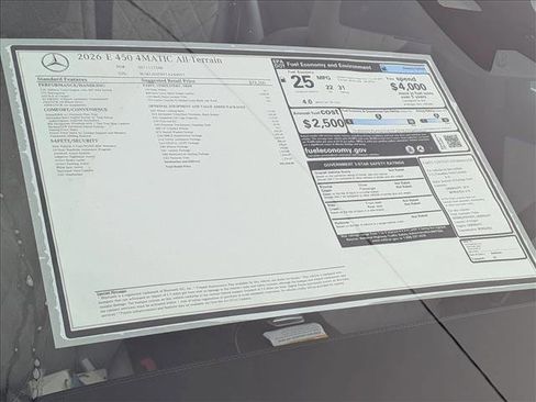 New 2026 Mercedes-Benz E 450 4MATIC All-Terrain Wagon image 15