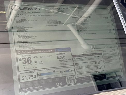 New 2026 Lexus RX 350h AWD/4WD image 29