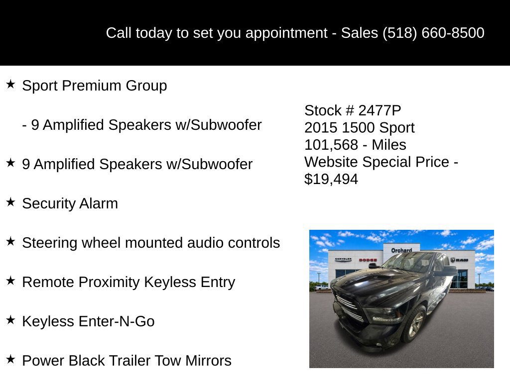 Used 2015 RAM 1500 Sport AWD/4WD image 7