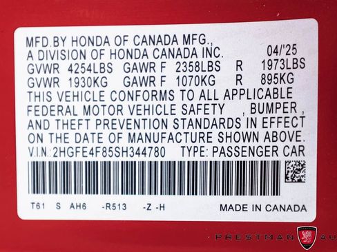 Used 2025 Honda Civic FWD Hybrid Sedan image 38