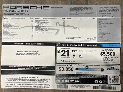 Used 2024 Porsche 718 Boxster GTS RWD image 5
