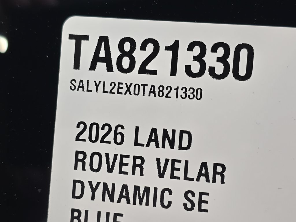 Certified 2026 Land Rover Range Rover Velar Dynamic SE AWD/4WD image 37