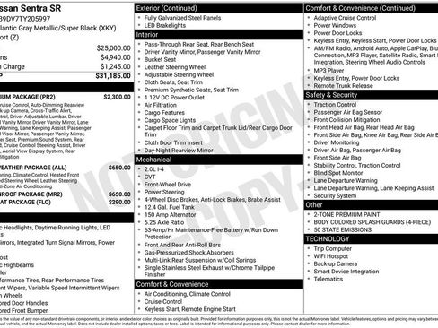 New 2026 Nissan Sentra SR w/ SR Premium Package FWD image 2