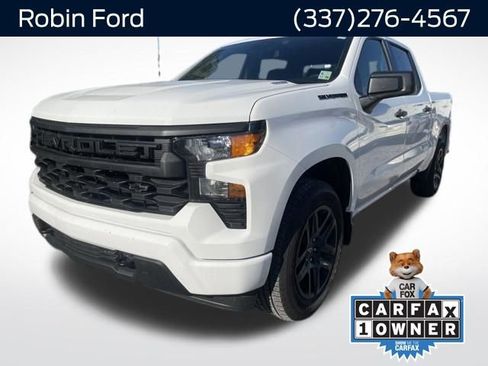 Used 2024 Chevrolet Silverado 1500 Custom w/ LPO, Dark Essentials Package RWD image 1