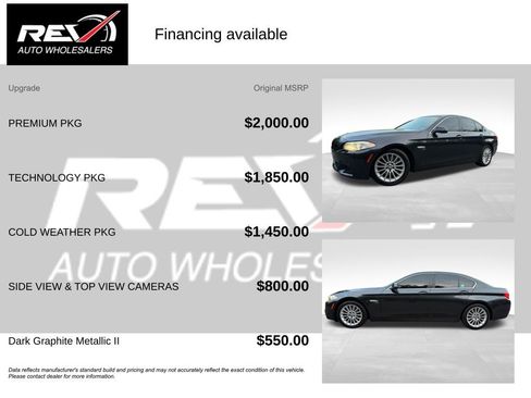 Used 2012 BMW 535i xDrive Sedan AWD/4WD image 5