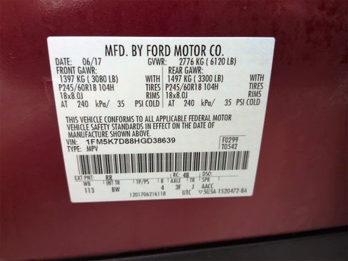 Used 2017 Ford Explorer XLT w/ Equipment Group 202A image 37