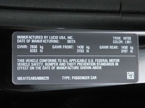 Used 2025 Lucid Air Touring AWD/4WD image 79