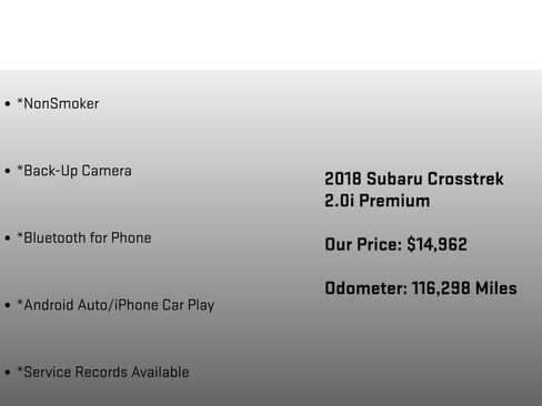 Used 2018 Subaru Crosstrek 2.0i Premium image 6