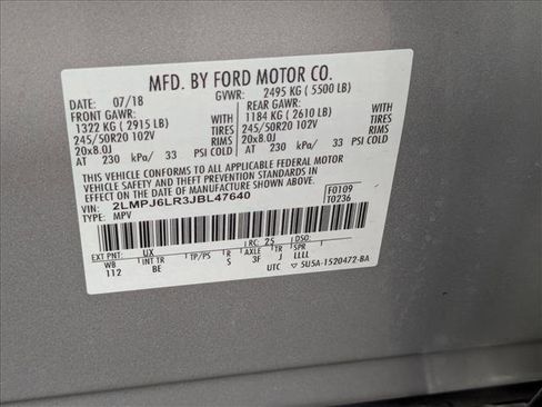 Used 2018 Lincoln MKX Reserve w/ Lincoln MKX Climate Package image 24