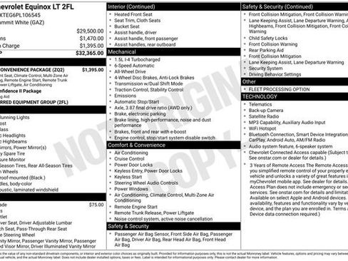 Used 2023 Chevrolet Equinox LT w/ Driver Convenience Package AWD/4WD image 49