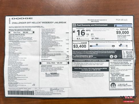 Used 2023 Dodge Challenger SRT Hellcat w/ Plus Package image 56