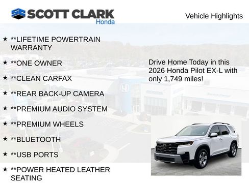 Used 2026 Honda Pilot EX-L image 11
