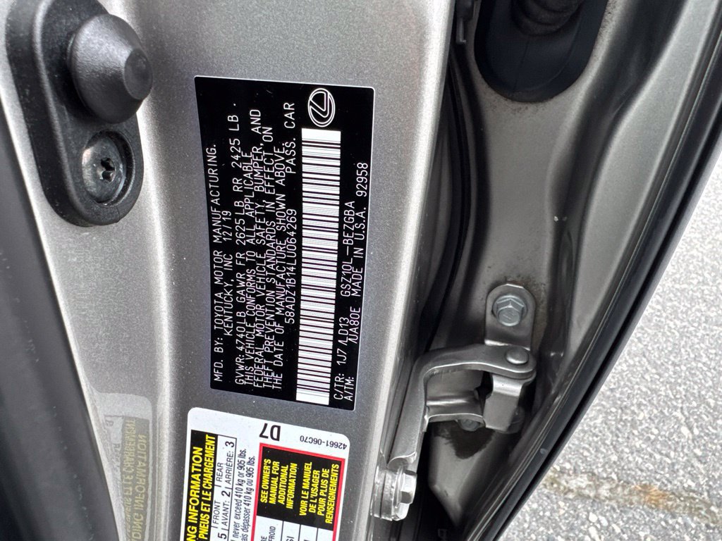 Used 2020 Lexus ES 350 w/ Premium Package FWD image 26