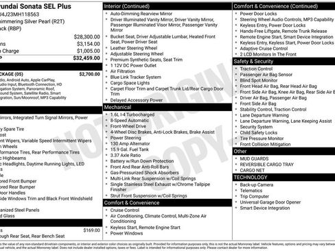 Used 2021 Hyundai Sonata SEL Plus w/ Tech Package FWD image 30