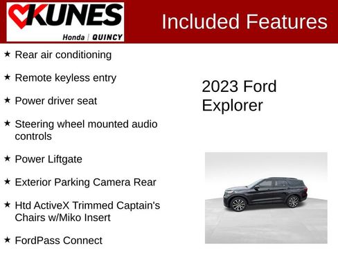 Used 2023 Ford Explorer ST-Line w/ Class IV Trailer Tow Package AWD/4WD image 3