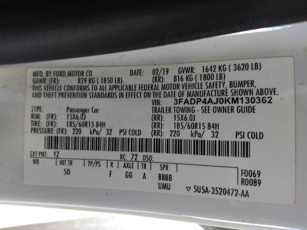 Used 2019 Ford Fiesta S FWD image 33