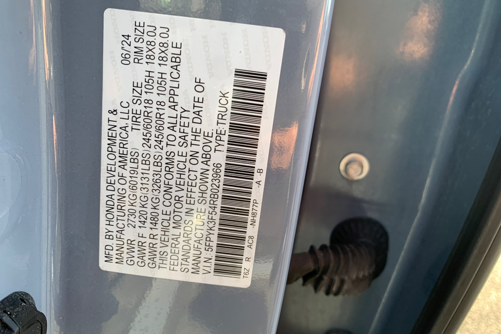 Used 2024 Honda Ridgeline RTL image 9