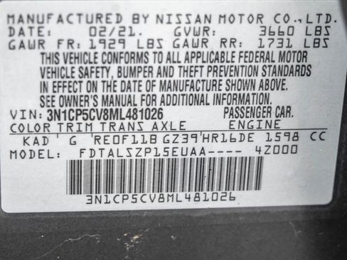 Used 2021 Nissan Kicks SV image 36