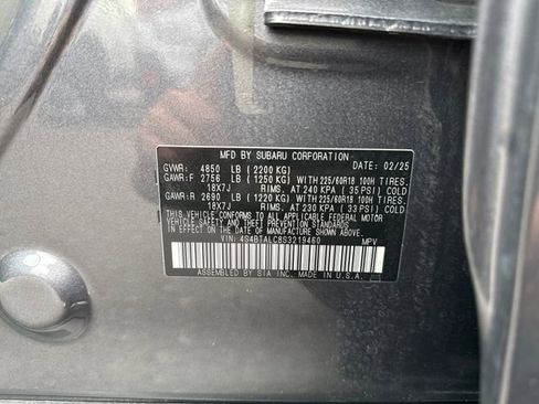 Certified 2025 Subaru Outback Onyx Edition image 16