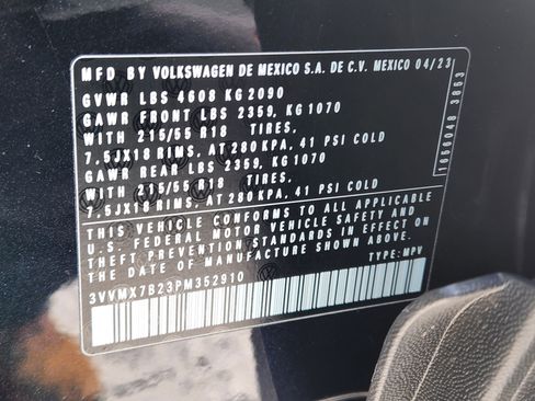 Certified 2023 Volkswagen Taos S w/ Driver Assistance Package image 28