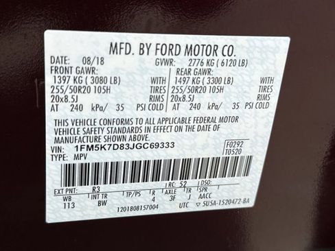 Used 2018 Ford Explorer XLT w/ Equipment Group 202A FWD image 28