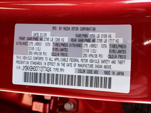 New 2026 MAZDA CX-90 3.3 Turbo w/ Preferred Package AWD/4WD image 51