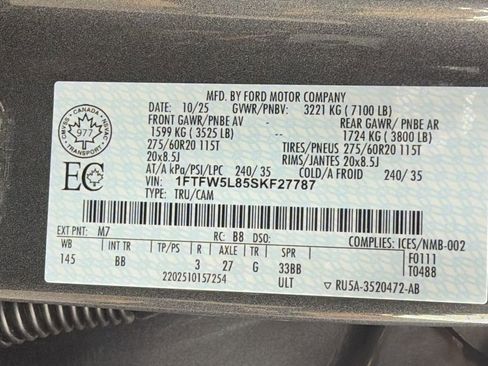 Used 2025 Ford F150 Lariat AWD/4WD image 41