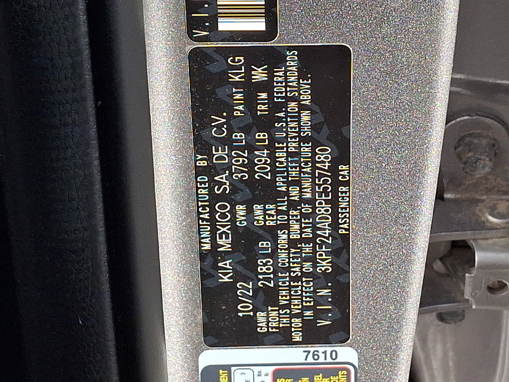 Certified 2023 Kia Forte LXS w/ LXS Technology Package FWD image 29