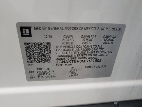 Used 2021 Chevrolet Equinox LT AWD/4WD image 33