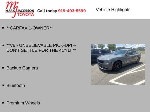 Used 2017 Dodge Charger SXT w/ Rallye Group RWD image 5