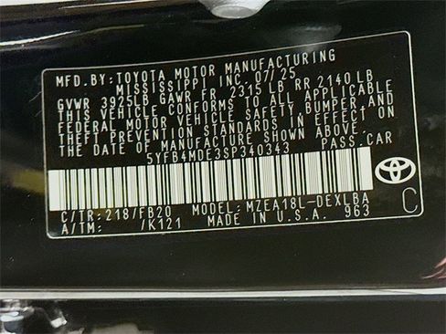 Certified 2025 Toyota Corolla LE image 30