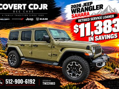 New 2026 Jeep Wrangler Unlimited Sahara