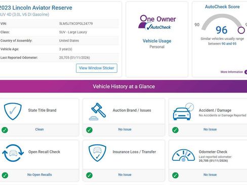 Used 2023 Lincoln Aviator Reserve w/ Class IV Trailer Tow Package image 13