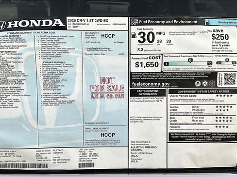 Used 2026 Honda CR-V EX image 19