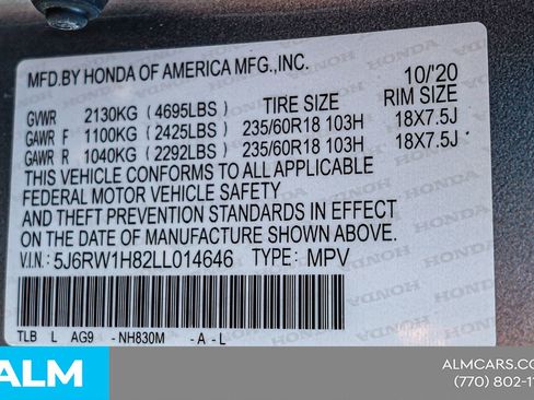 Used 2020 Honda CR-V EX-L image 51