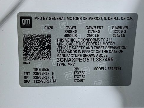 New 2026 Chevrolet Equinox LT w/ Convenience Package II AWD/4WD image 30