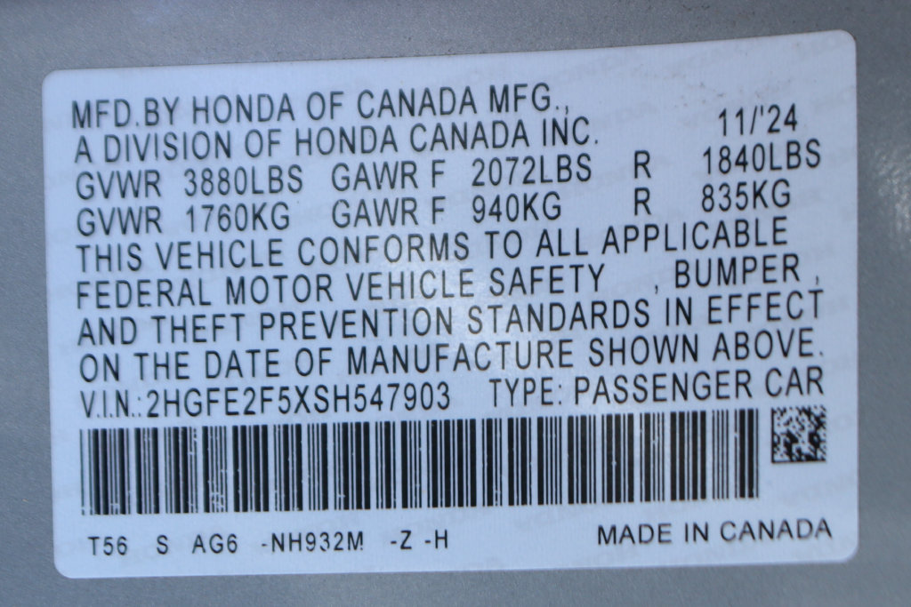 Used 2025 Honda Civic Sport image 44