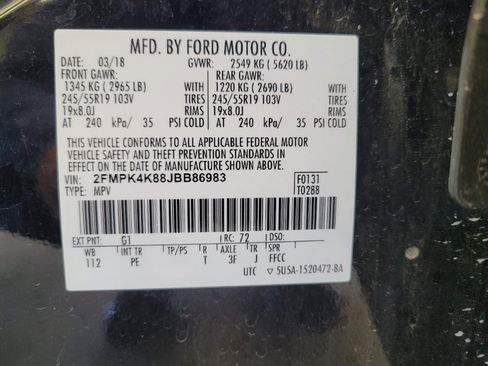 Used 2018 Ford Edge Titanium w/ Equipment Group 301A image 33