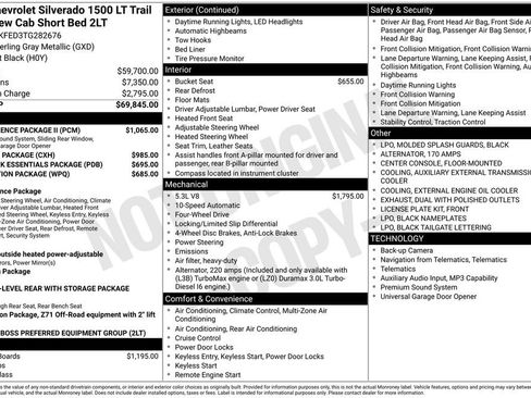 New 2026 Chevrolet Silverado 1500 LT Trail Boss w/ Convenience Package II AWD/4WD image 6