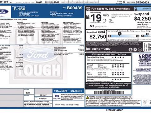 Used 2025 Ford F150 Lariat w/ Equipment Group 501A Mid AWD/4WD image 26
