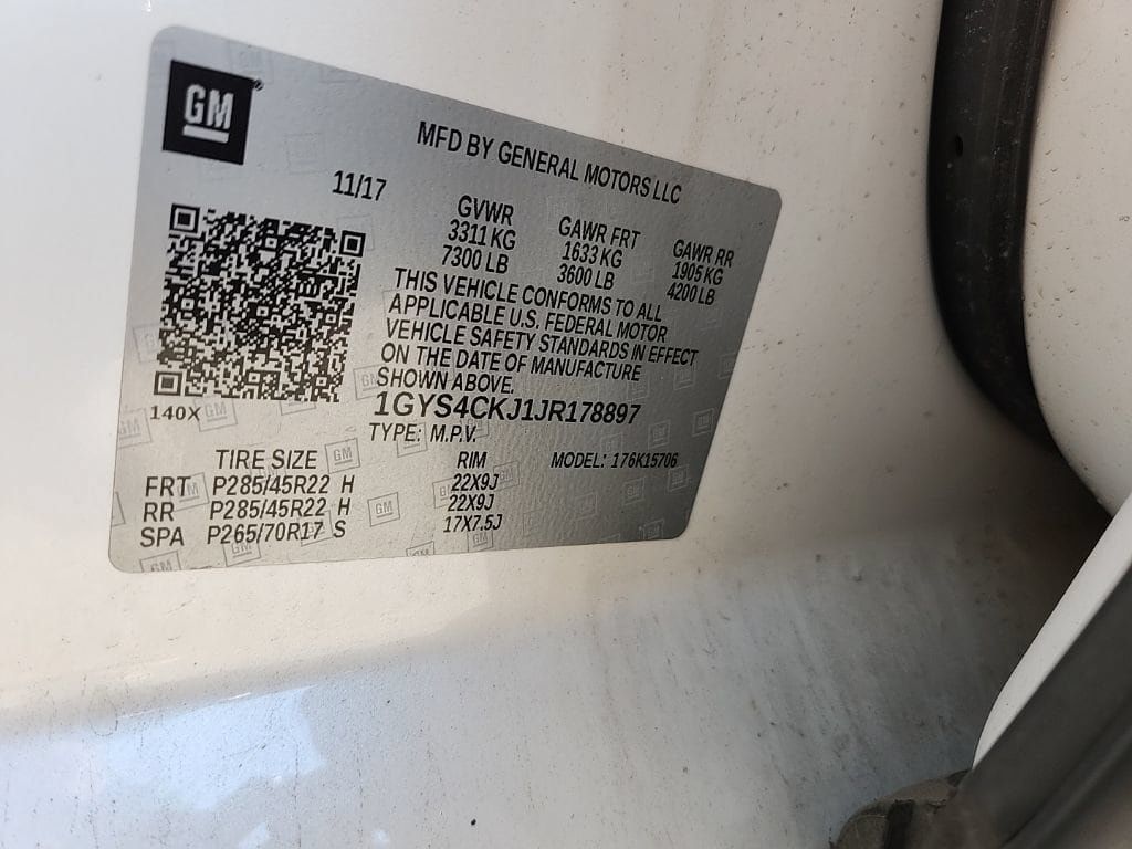 Certified 2018 Cadillac Escalade Premium Luxury AWD/4WD image 51
