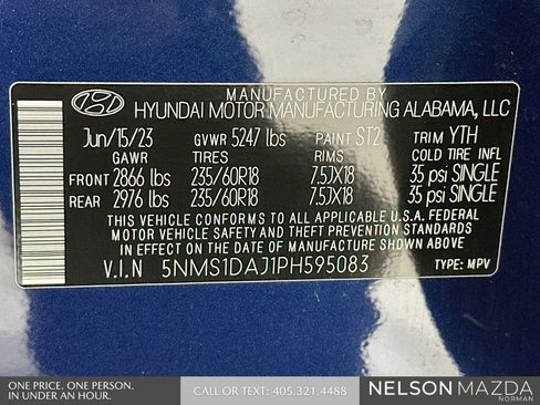 Used 2023 Hyundai Santa Fe SE w/ Cargo Package AWD/4WD image 31