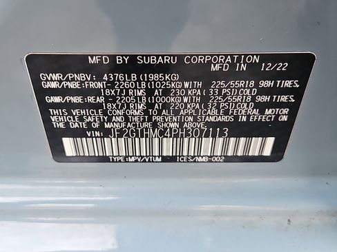 Certified 2023 Subaru Crosstrek 2.5i Limited w/ Moonroof Package image 7