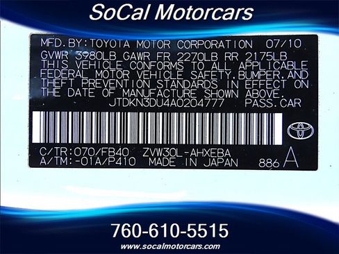 Used 2010 Toyota Prius Two image 32